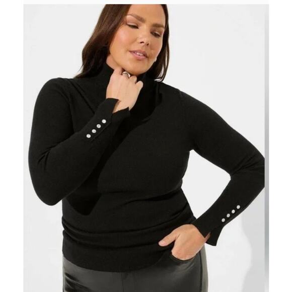 Torrid Sweater Womens Size 6 US 30 Everyday Soft Pullover Turtleneck Sweater - Picture 1 of 9